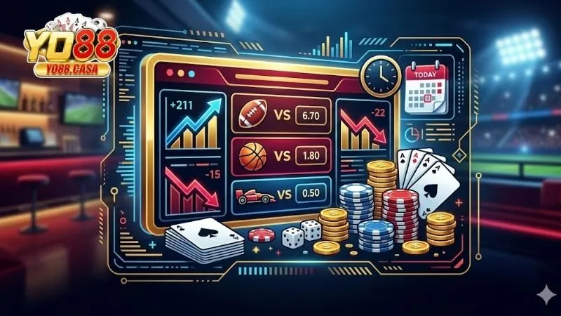 Tỷ Lệ Kèo Hôm Nay Tại YO88: Soi Kèo Chuẩn Xác Nhất Năm 2026